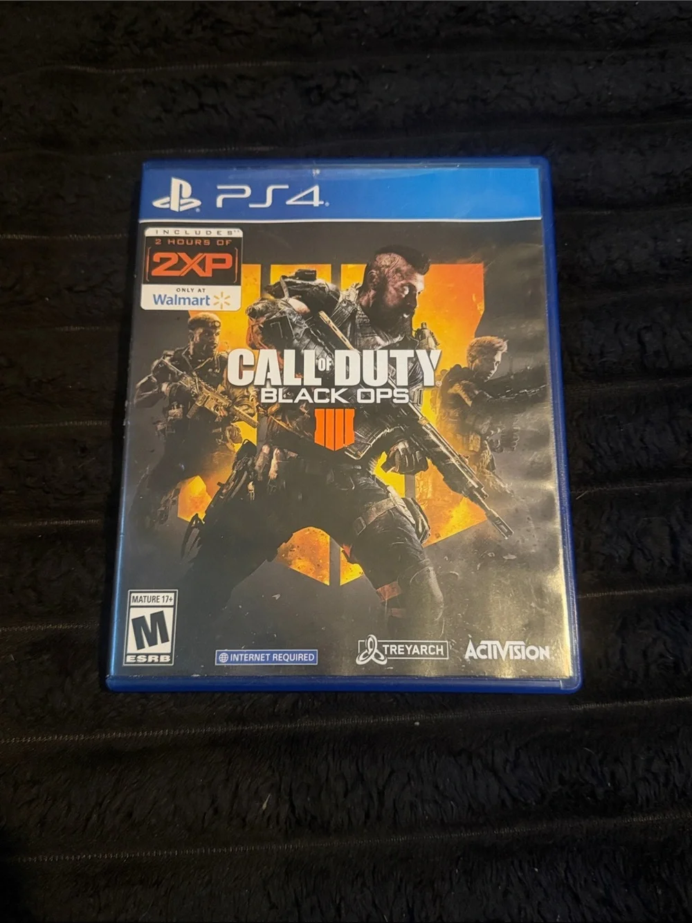 Sony PS4 Call of Duty Black Ops IIII - Black & Orange Cover
